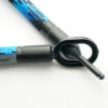 Universal steel bolt interlocked with metal eyelet from frame lock extension tex–lock mate in blue-black colour pattern
